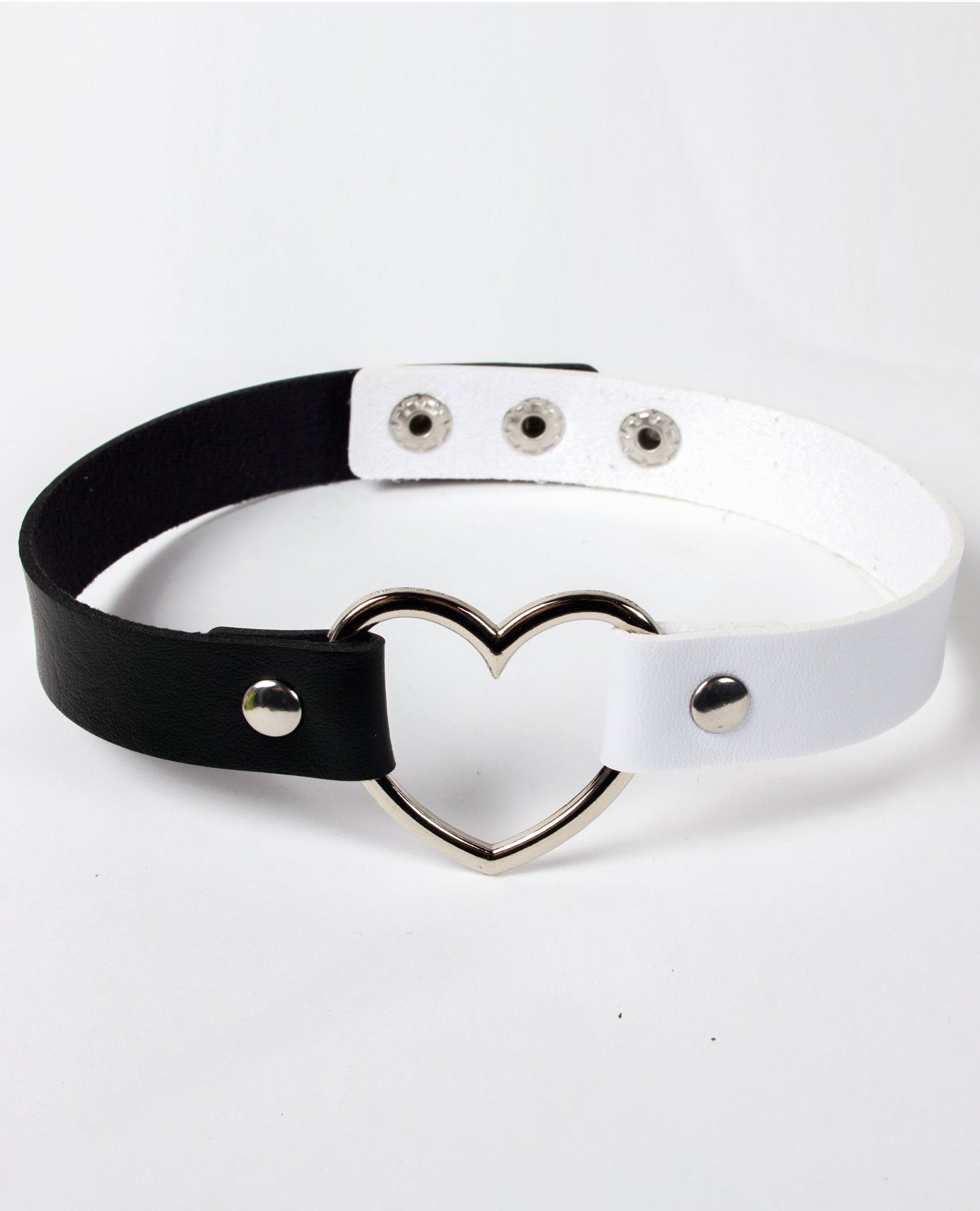 2 TONE HEART COLLAR.