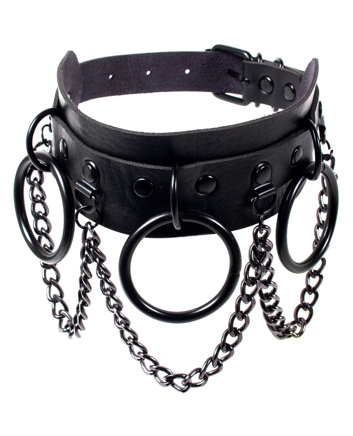3 CHAIN RING COLLAR.