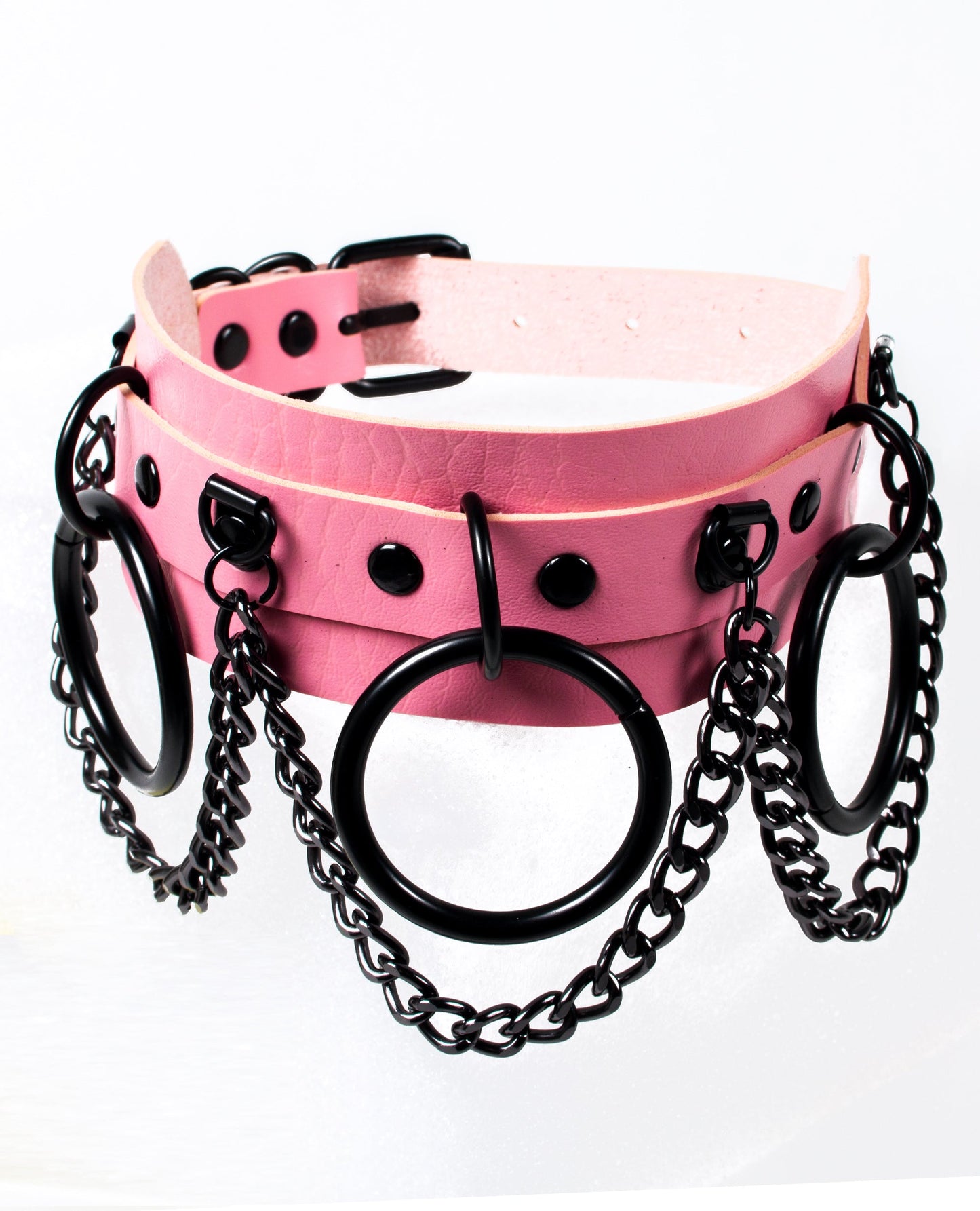 3 CHAIN RING COLLAR.