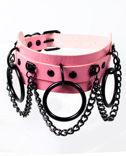 3 CHAIN RING COLLAR.