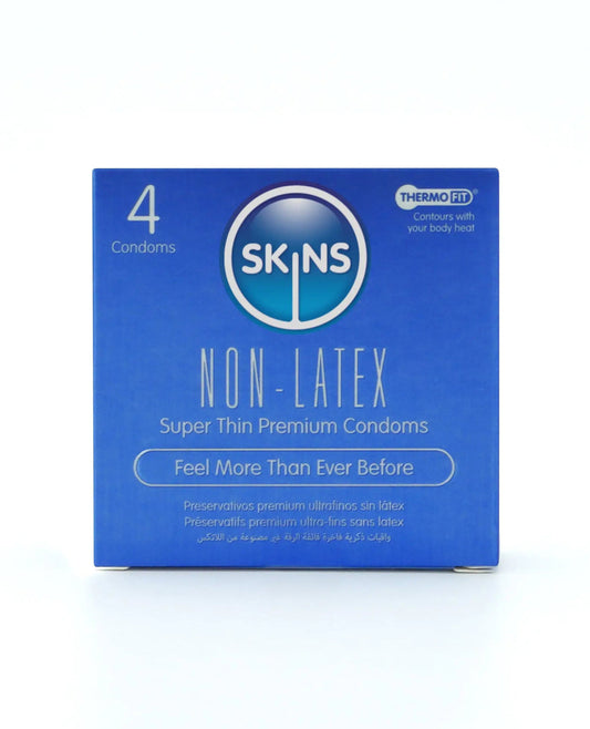 SKINS CONDOMS NON LATEX 4 PACK