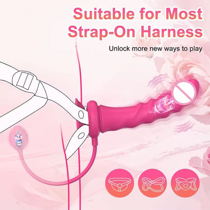 CURVY DILDO STRAP ON