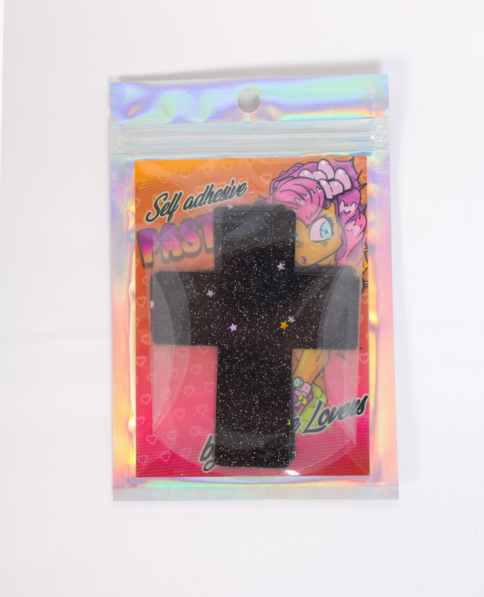 CD+ GLITTER CROSS PASTIES 2