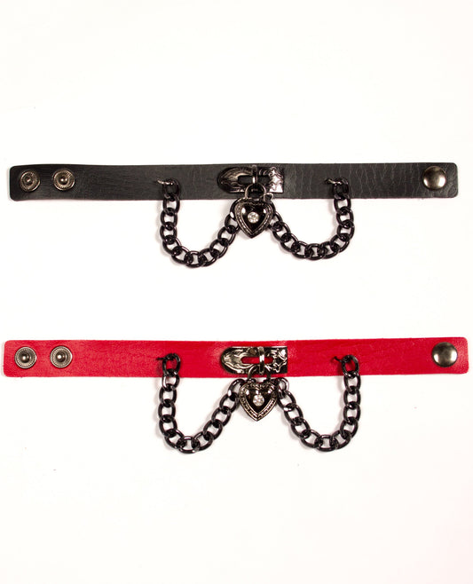 CHAIN HEART BRACELET.