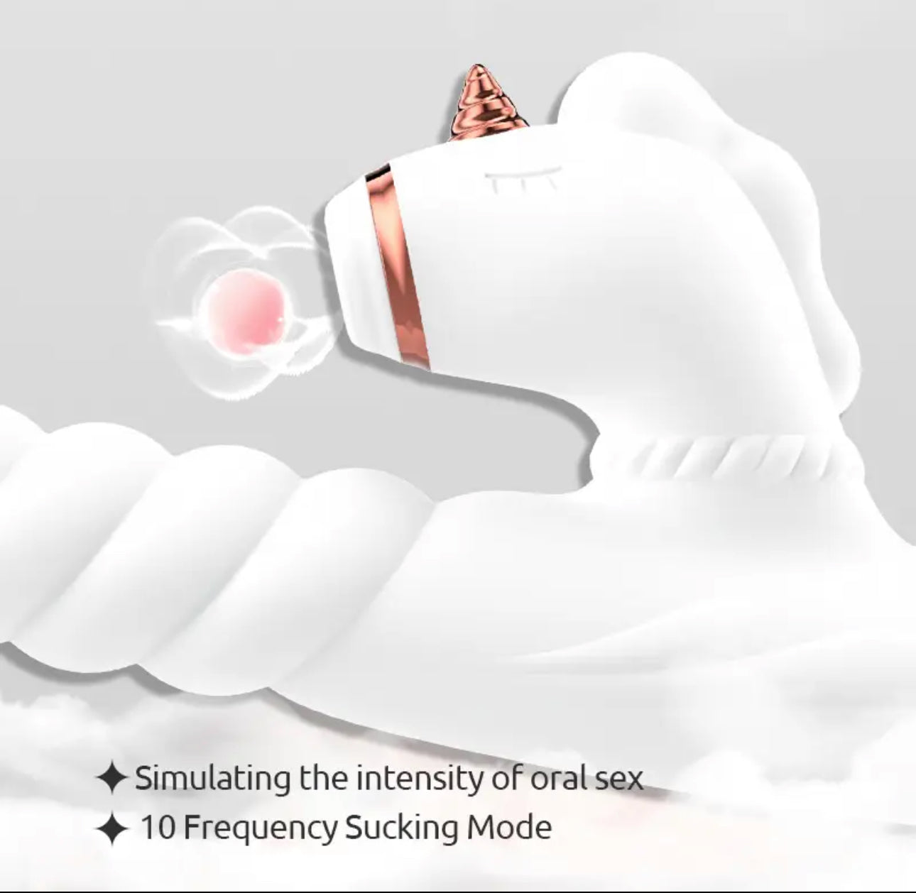 UNICORN VIBRATION VIBRATOR + CLIT SUCKER