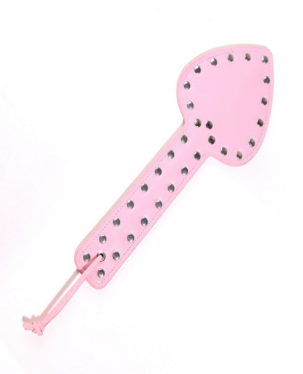 STUDDED HEART PADDLE.