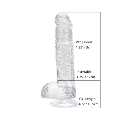 LOVING JOY 6 INCH DILDO WITH BALLS