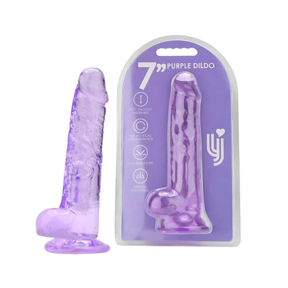 LOVING JOY 7 INCH DILDO WITH BALLS