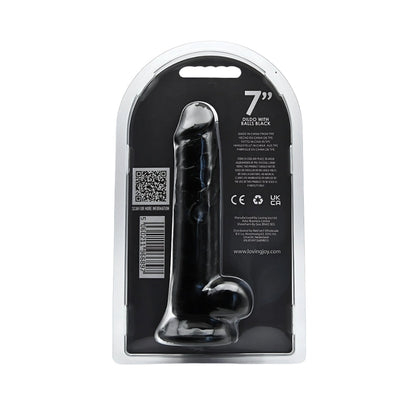 LOVING JOY 7 INCH DILDO WITH BALLS