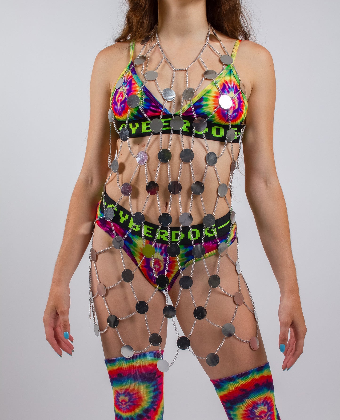 SEQUIN BODY CHAIN DRESS - XXX