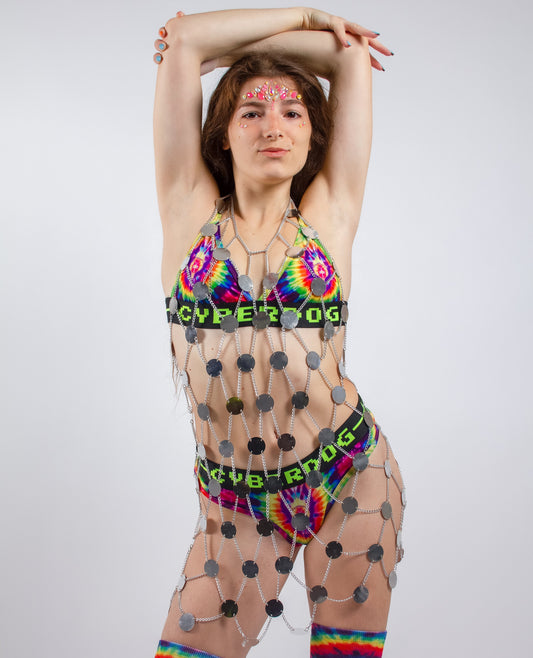 SEQUIN BODY CHAIN DRESS - XXX