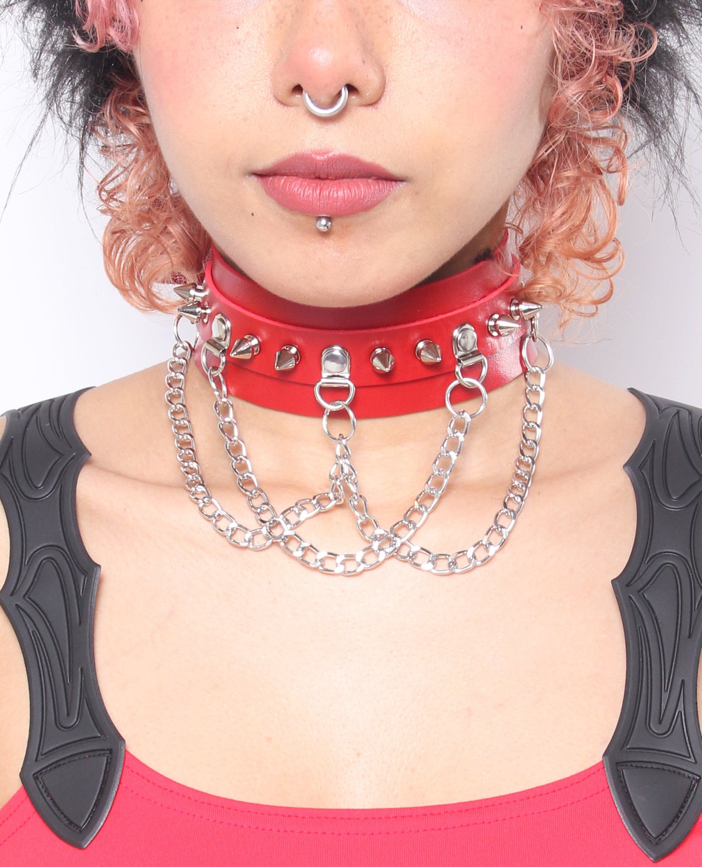 DOG SPIKE CHAIN COLLAR