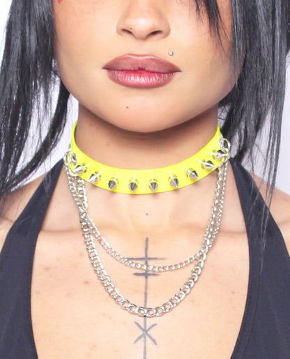 DOG SPIKE SLIM COLLAR