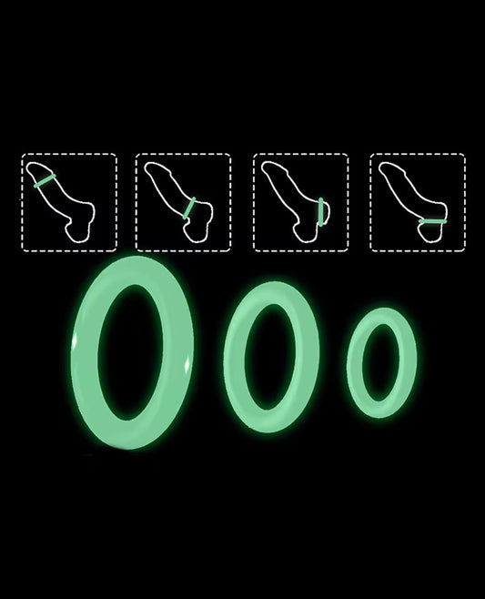 GLOW IN THE DARK RING SET