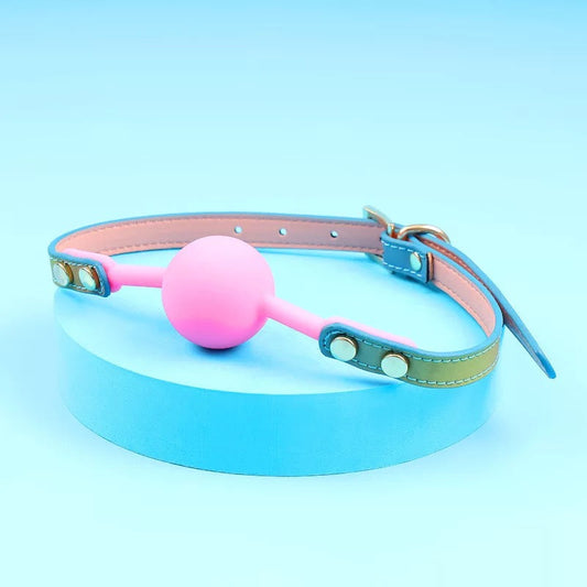 RAINBOW REFLECTIVE BALL GAG