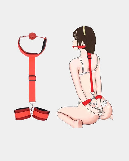 GAG TO WRIST RESTRAIN