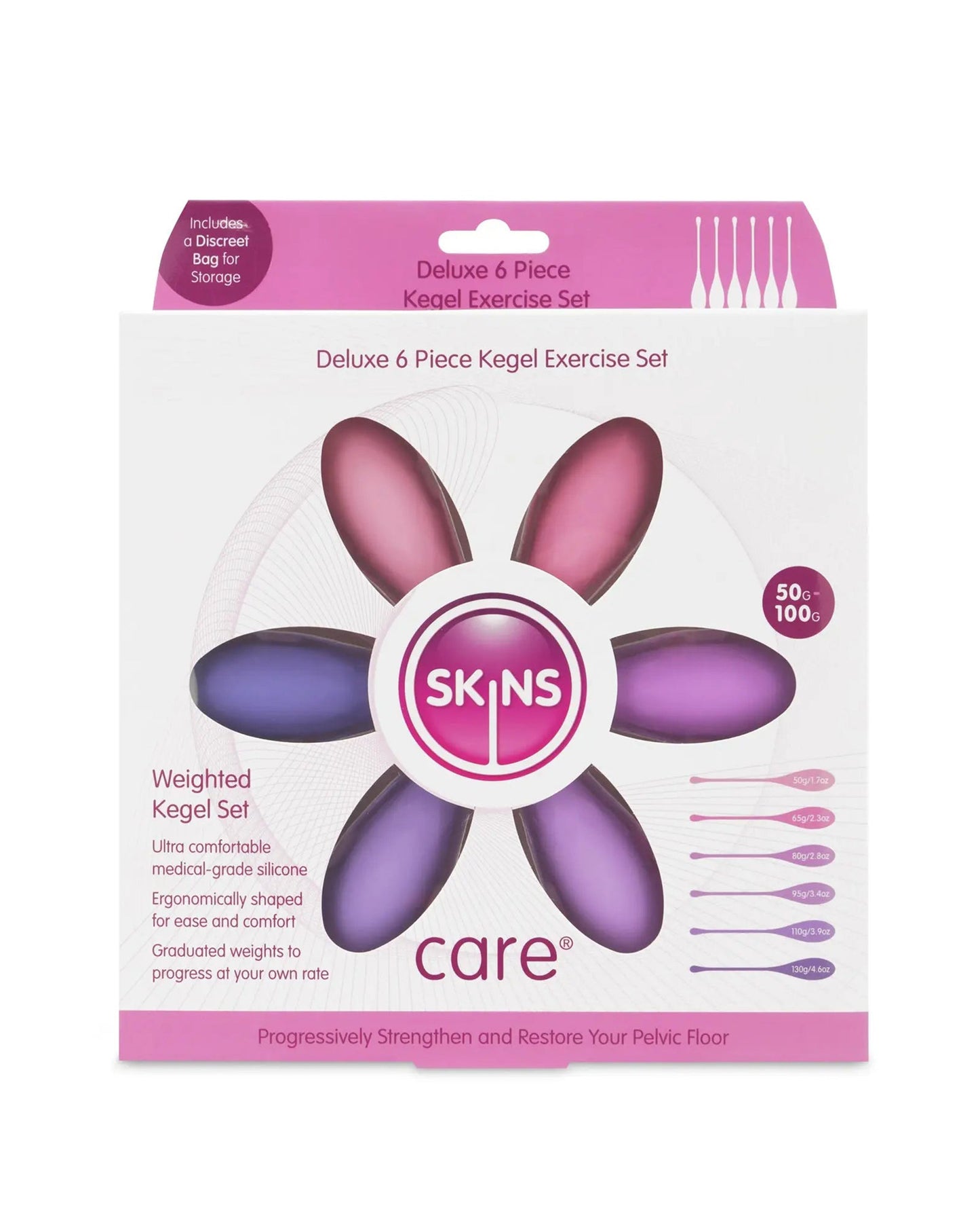 SKINS CARE KEGEL EXERCISE 6PC SET