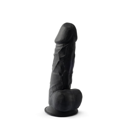 8.5 INCH REALISTIC SILICONE DUAL DENSITY DILDO WITH BALLS