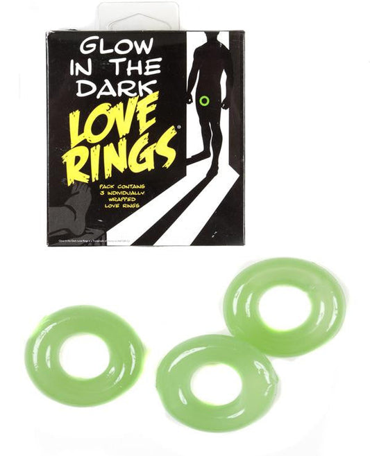GLOW IN THE DARK LOVE RING.